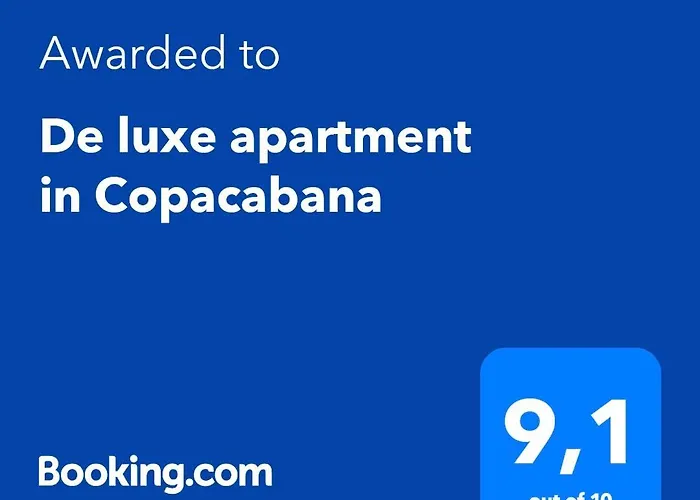 De Luxe Apartment In Copacabana
